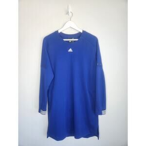 Adidas Long Sleeve Activewear Zip Pockets Dress